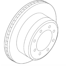 Гальмівний диск передній Roshel, Новатор, Козак 5 PC3Z1125B
